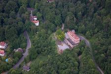 Oblique view of Wilhelmshöhe in Ettlingen in the state Baden-Wuerttemberg, Germany