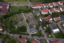 Cemetery in the district Spielberg in Karlsbad in the state Baden-Wuerttemberg, Germany