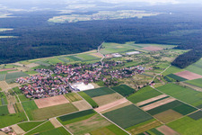 Village view in the district Oberhaugstett in Neubulach in the state Baden-Wuerttemberg, Germany