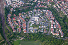 Adlerstr in Herrenberg in the state Baden-Wuerttemberg, Germany
