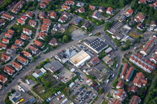 Car dealership Weber in Herrenberg in the state Baden-Wuerttemberg, Germany