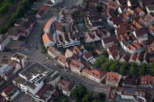 Breitner Shoe Store from the south in Herrenberg in the state Baden-Wuerttemberg, Germany