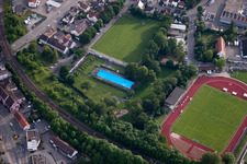 Sports grounds and football pitch VfL Center Herrenberg in Herrenberg in the state Baden-Wurttemberg