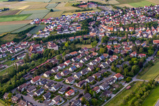 From the southwest in the district Poltringen in Ammerbuch in the state Baden-Wuerttemberg, Germany