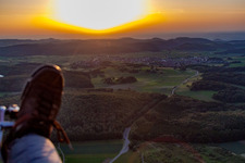 District Kleinengstingen in Engstingen in the state Baden-Wuerttemberg, Germany