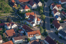 Church building of St. Vitus in the district Schmiechen in Schelklingen in the state Baden-Wurttemberg, Germany