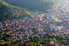 Village view in Schelklingen in the state Baden-Wuerttemberg, Germany