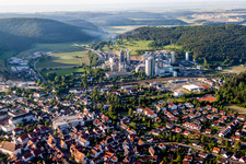 Heidelberg Cement AG - Zementwerk Schelklingen in Schelklingen in the state Baden-Wurttemberg, Germany