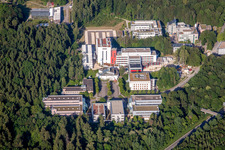 Aerial view of Campus building of the university Ulm in Ulm in the state Baden-Wurttemberg, Germany