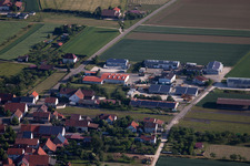 Town View of the streets and houses of the residential areas in the district Asch in Blaubeuren in the state Baden-Wurttemberg