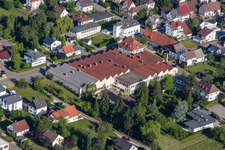 Laichingen in the state Baden-Wuerttemberg, Germany from above