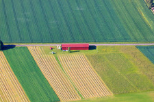 Airport Magolsheim UL Platz on the Alb in the district Magolsheim in Münsingen in the state Baden-Wuerttemberg, Germany