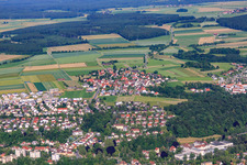 District from the west in the district Bergerhausen in Biberach an der Riß in the state Baden-Wuerttemberg, Germany