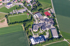 School building of the Bischof-Sproll-Bildungszentrum primary, secondary and middle school in the district Rißegg in Biberach an der Riß in the state Baden-Wuerttemberg, Germany