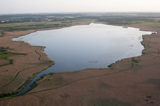 Riparian areas on the lake area of Federsee in the district Kappel in Oggelshausen in the state Baden-Wurttemberg