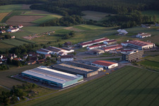 Building and production halls on the premises of RECK-Technik GmbH in the district Kappel in Betzenweiler in the state Baden-Wurttemberg