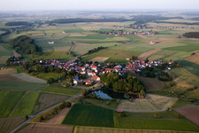 Village view in the district Uigendorf in Unlingen in the state Baden-Wurttemberg