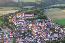 Former Imperial Abbey Obermarchtal with Franz von Sales School - Advanced Secondary School in Obermarchtal in the state Baden-Wuerttemberg, Germany