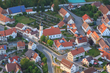 St. Urban and Kindergarten at the Cemetery in Obermarchtal in the state Baden-Wuerttemberg, Germany