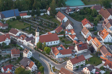 Church building in the village of in Obermarchtal in the state Baden-Wurttemberg, Germany