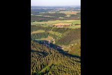 From the southeast in the district Hundersingen in Münsingen in the state Baden-Wuerttemberg, Germany