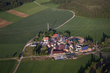 Fladhof in the district Buttenhausen in Münsingen in the state Baden-Wuerttemberg, Germany