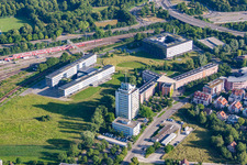 Administrative building of the State Authority Landratsamt Tuebingen in the district Derendingen in Tuebingen in the state Baden-Wurttemberg