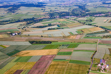 Gliding airfield in the district Poltringen in Ammerbuch in the state Baden-Wuerttemberg, Germany