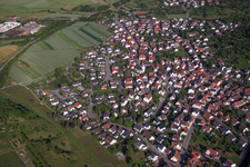 Village view in the district Kayh in Herrenberg in the state Baden-Wuerttemberg, Germany