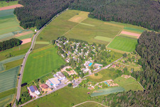 Holiday Camp and Strasser Gardens in the district Altburg in Calw in the state Baden-Wuerttemberg, Germany