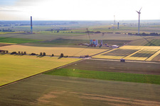 New wind farm in Offenbach an der Queich in the state Rhineland-Palatinate, Germany