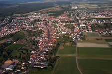 Herxheim bei Landau in the state Rhineland-Palatinate, Germany from above