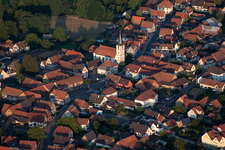 Niederrœdern in the state Bas-Rhin, France out of the air