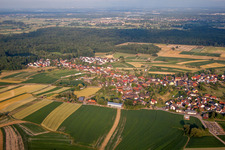 Village view in the district Hesselhurst in Willstätt in the state Baden-Wuerttemberg, Germany