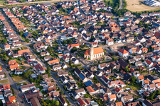 Church building Pfarrkirche St. Johann Baptist in Ringsheim in the state Baden-Wurttemberg, Germany