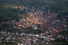 Town View of the streets and houses of the residential areas in the district Nimburg in Bahlingen am Kaiserstuhl in the state Baden-Wurttemberg