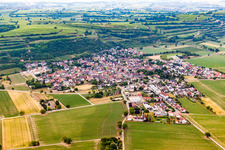 Village view in the district Niederrimsingen in Breisach am Rhein in the state Baden-Wuerttemberg, Germany