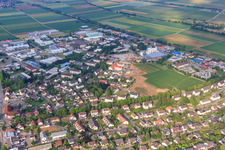 Industrial area Beiersdorfstr in Heitersheim in the state Baden-Wuerttemberg, Germany