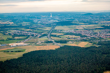 A66 Fulda-South B27 in the district Löschenrod in Eichenzell in the state Hesse, Germany