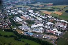 Industrial area in the district Welkers in Eichenzell in the state Hesse, Germany