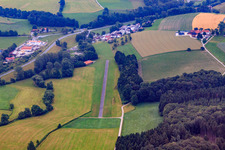 Remerz Gliding Airfield in Poppenhausen in the state Hesse, Germany