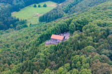 Enzianhütte Rhön in the district Dietges in Hilders in the state Hesse, Germany