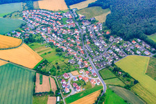View from the southeast in the district Niesig in Fulda in the state Hesse, Germany