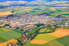 GALERIE district and exhibition grounds from the north in Fulda in the state Hesse, Germany