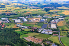 Böcklerstraße industrial estate with FFT Produktionssysteme GmbH & Co. KG, XXXLutz Servicecenter Fulda and VTL Vernetzte-Transport-Logistik GmbH in the district Besges in Fulda in the state Hesse, Germany