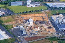 Industrial area with Milupa in Schleyerstr in the district Besges in Fulda in the state Hesse, Germany