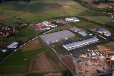 Warehouses and forwarding building of VTL Vernetzte-Transport-Logistik GmbH in Fulda in the state Hesse, Germany