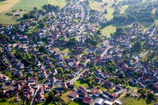 Village view in the district Udenhain in Brachttal in the state Hesse, Germany
