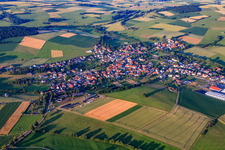 Village view from the west in Kefenrod in the state Hesse, Germany