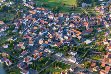 Aerial view of District Wenings in Gedern in the state Hesse, Germany